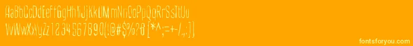 Más sobre la fuente CultOfTheToucan fuente CultOfTheToucan – Fuentes Amarillas Sobre Fondo Naranja