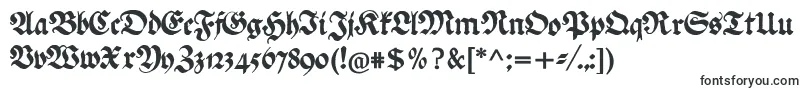 Ehmckefederfraktur Font – Fonts for Initials