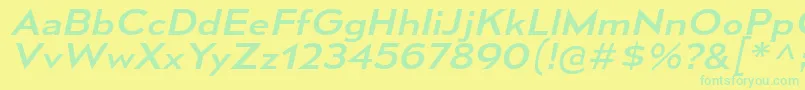 More about MesmerizeExRgIt Font MesmerizeExRgIt Font – Green Fonts on Yellow Background