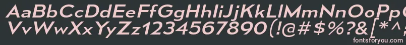 MesmerizeExRgIt Font – Pink Fonts on Black Background