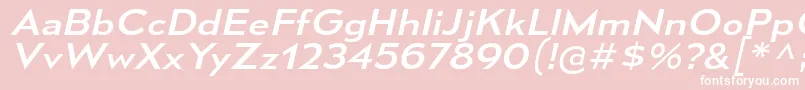 MesmerizeExRgIt Font – White Fonts on Pink Background
