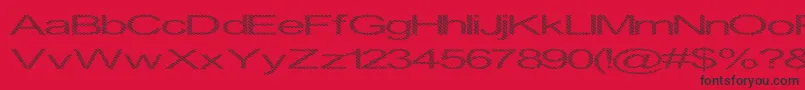 Inningha Font – Black Fonts on Red Background