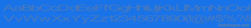 Inningha Font – Gray Fonts on Blue Background