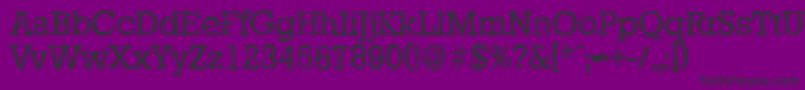 StaffordrandomRegular-Schriftart – Schwarze Schriften auf violettem Hintergrund
