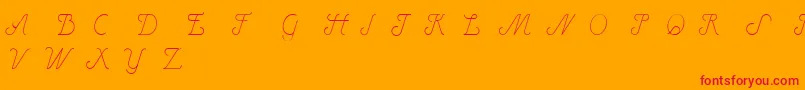 More about HenryItalic Font HenryItalic Font – Red Fonts on Orange Background