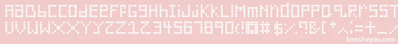 Silverwood Font – White Fonts on Pink Background