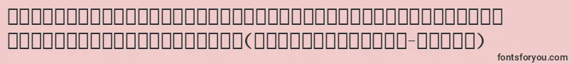 Erlerdingbats Font – Black Fonts on Pink Background