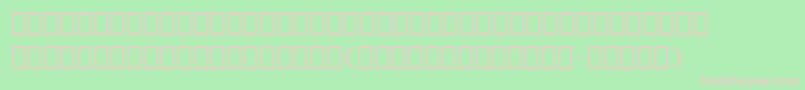 Erlerdingbats Font – Pink Fonts on Green Background