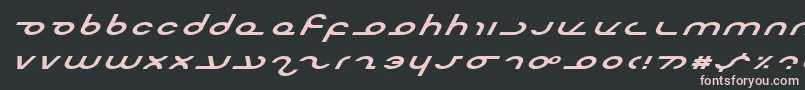 MasterdomExpItalic Font – Pink Fonts on Black Background