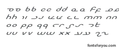 MasterdomExpItalic Font