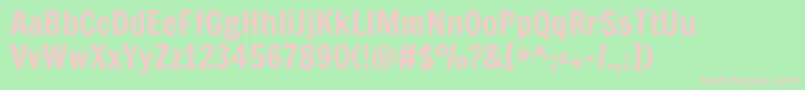 Lisätietoja Francois-fontista Francois-fontti – vaaleanpunaiset fontit vihreällä taustalla