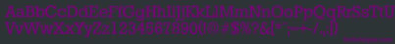 StaffordantiqueRegular Font – Purple Fonts on Black Background