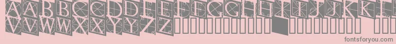 More about Rodgauerthree Font Rodgauerthree Font – Gray Fonts on Pink Background