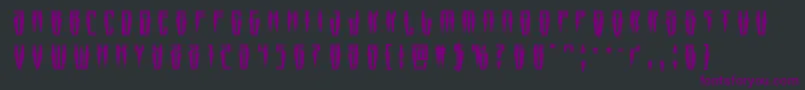 Więcej informacji o czcionce Swordtoothtitle Czcionka Swordtoothtitle – fioletowe czcionki na czarnym tle