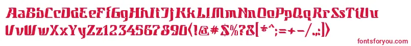 ParahyanganSpace Font – Red Fonts