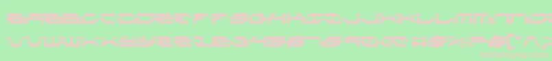 TaskforceLaserCondensed Font – Pink Fonts on Green Background