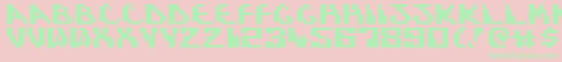 DynamicRecompilation Font – Green Fonts on Pink Background