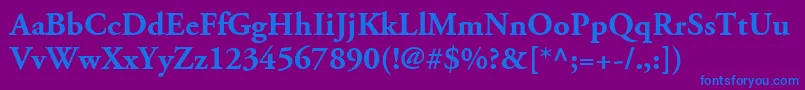 More about AdobeGaramondLtBold Font AdobeGaramondLtBold Font – Blue Fonts on Purple Background