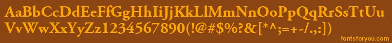More about AdobeGaramondLtBold Font AdobeGaramondLtBold Font – Orange Fonts on Brown Background