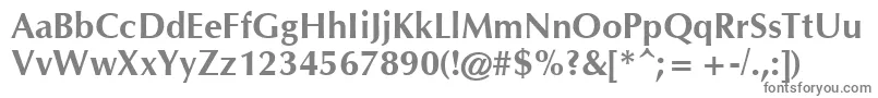 CgOmegaРџРѕР»СѓР¶РёСЂРЅС‹Р№ Font – Gray Fonts on White Background