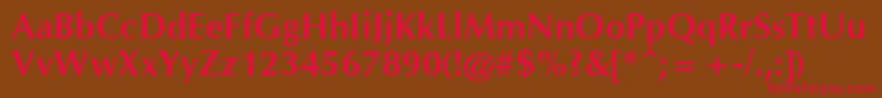 CgOmegaРџРѕР»СѓР¶РёСЂРЅС‹Р№ Font – Red Fonts on Brown Background