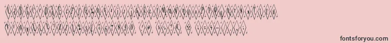 Terylene Font – Black Fonts on Pink Background