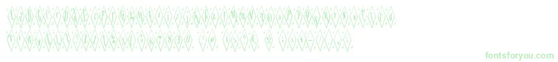Шрифт Terylene – зелёные шрифты