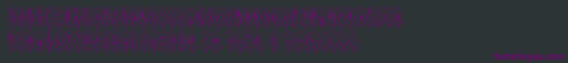 Terylene Font – Purple Fonts on Black Background