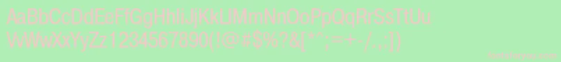 Prg57C Font – Pink Fonts on Green Background