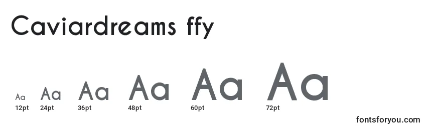 Caviardreams ffy Font Sizes