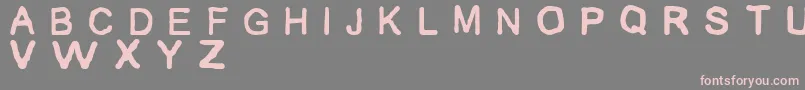 Fonte AirbrushMc.Creative – fontes rosa em um fundo cinza