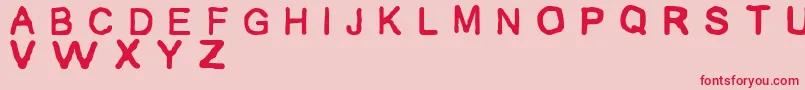 Подробнее о шрифте AirbrushMc.Creative Шрифт AirbrushMc.Creative – красные шрифты на розовом фоне