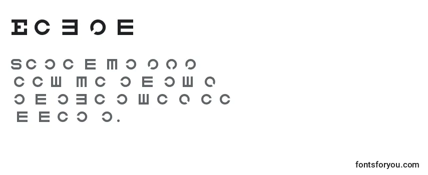 Review of the Eyechart Font