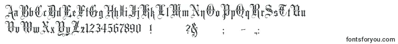 Шрифт Minster3 – непонятные шрифты