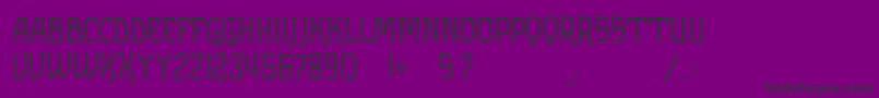 Czcionka VtksSolution – czarne czcionki na fioletowym tle