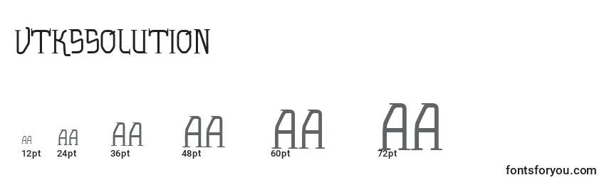 VtksSolution Font Sizes