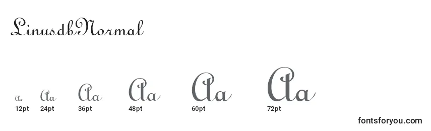 LinusdbNormal Font Sizes