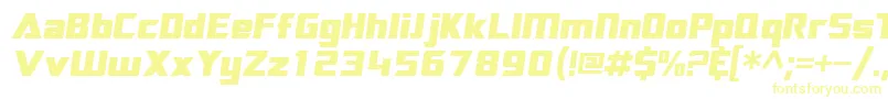 SftransroboticsextendedOblique Font – Yellow Fonts