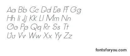 ClockerItalic Font