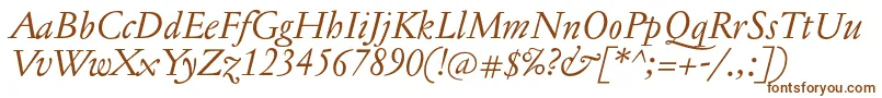 JannontextItalic Font – Brown Fonts