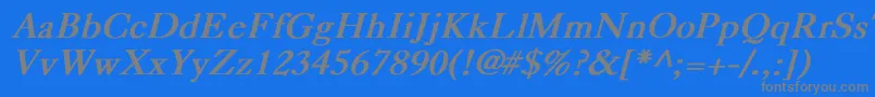 Más sobre la fuente CaslonBoldItalic fuente CaslonBoldItalic – Fuentes Grises Sobre Fondo Azul