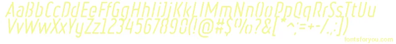 RulerStencilItalic Font – Yellow Fonts