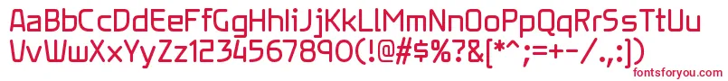 XenarargRegular Font – Red Fonts