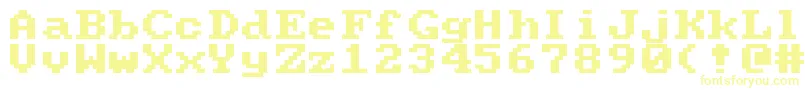 Pcsenior-fontti – keltaiset fontit