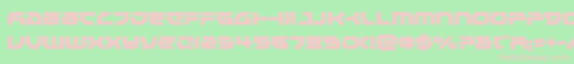 Royalsamuraicond Font – Pink Fonts on Green Background