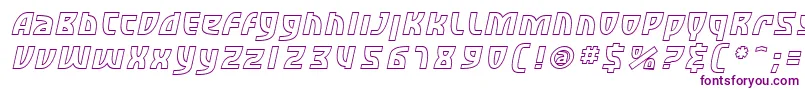SfRetroesqueOutlineOblique Font – Purple Fonts