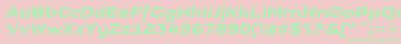 fuente GetvoipGrotesqueItalic – Fuentes Verdes Sobre Fondo Rosa