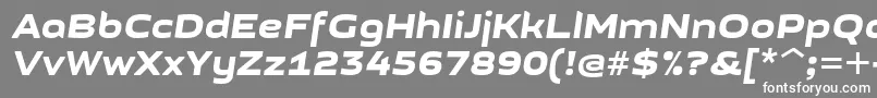 fuente GetvoipGrotesqueItalic – Fuentes Blancas Sobre Fondo Gris