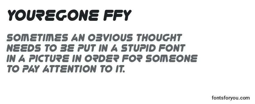 Youregone ffy-fontti