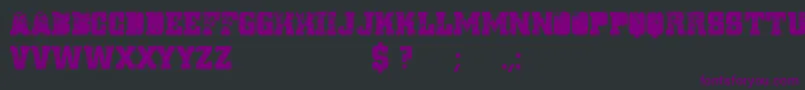 Подробнее о шрифте Ignorelanda Шрифт Ignorelanda – фиолетовые шрифты на чёрном фоне